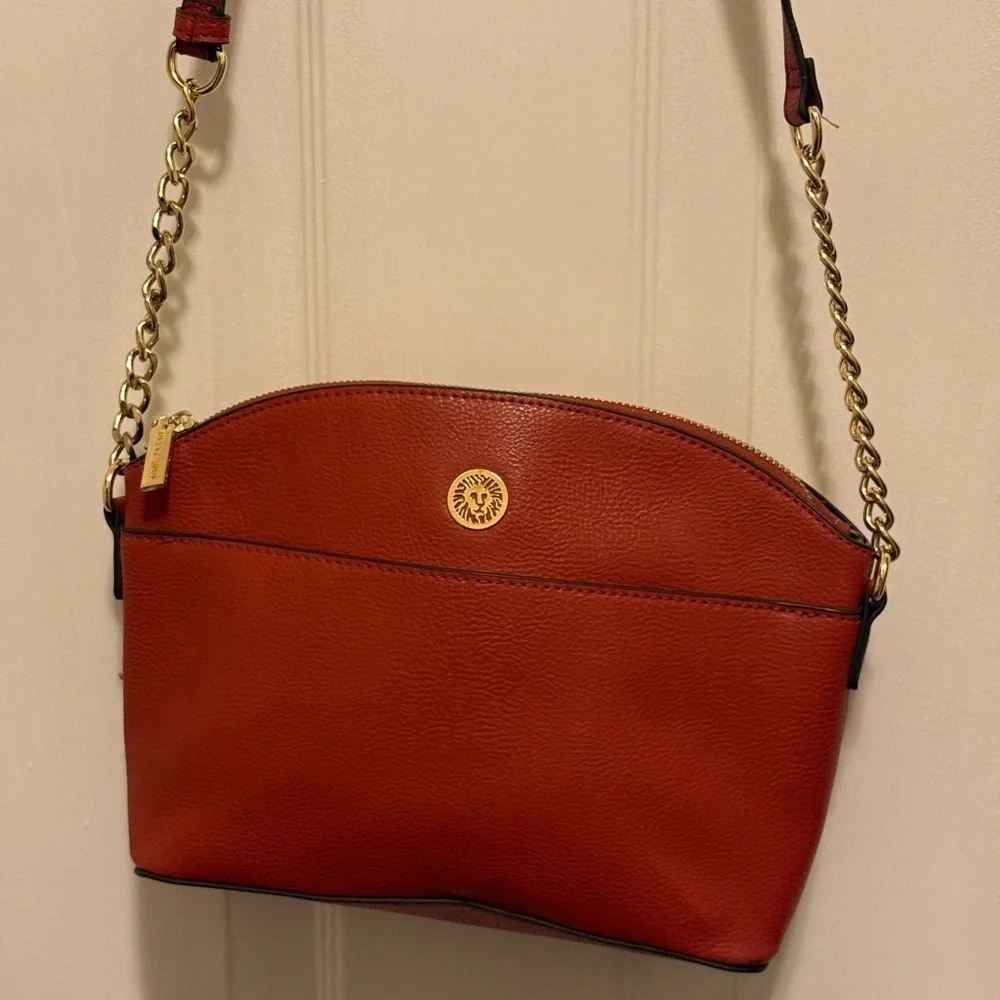 Anne Kline Elegant Red Crossbody Bag